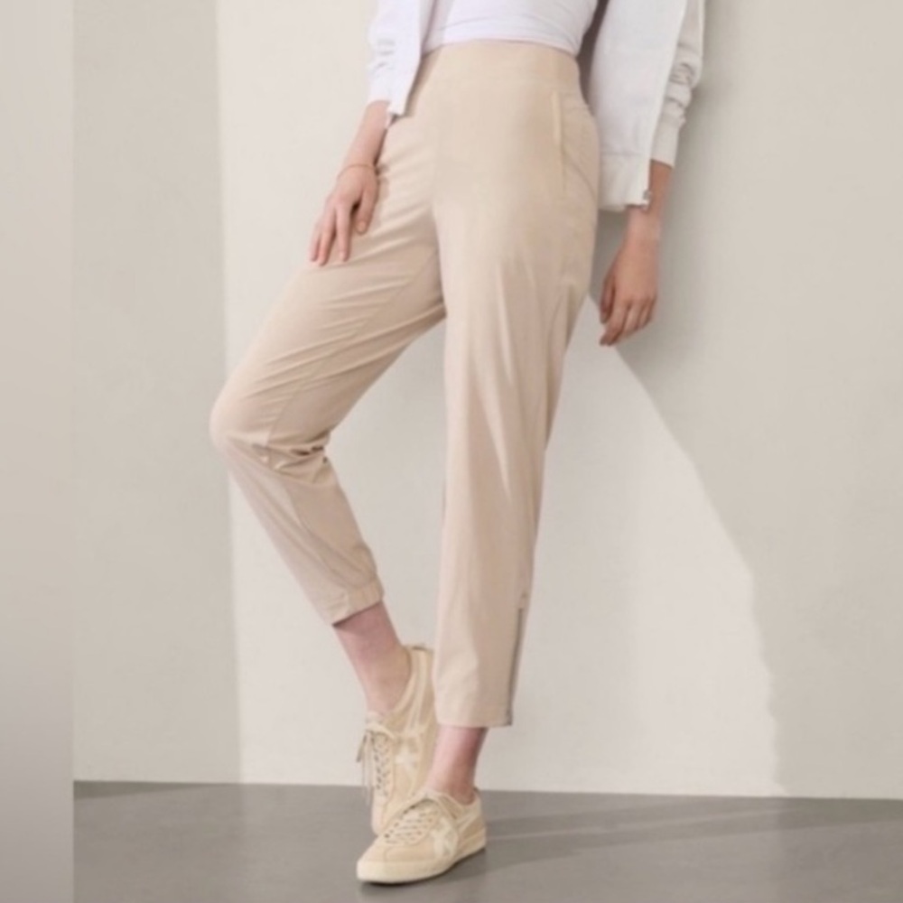 NWT Athleta Brooklyn Heights Jogger Pants in Abalone - Picture 1 of 10